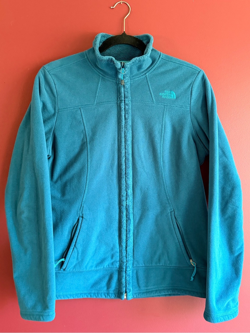 The North Face Teal Full-Zip Women's Fleece Jacket